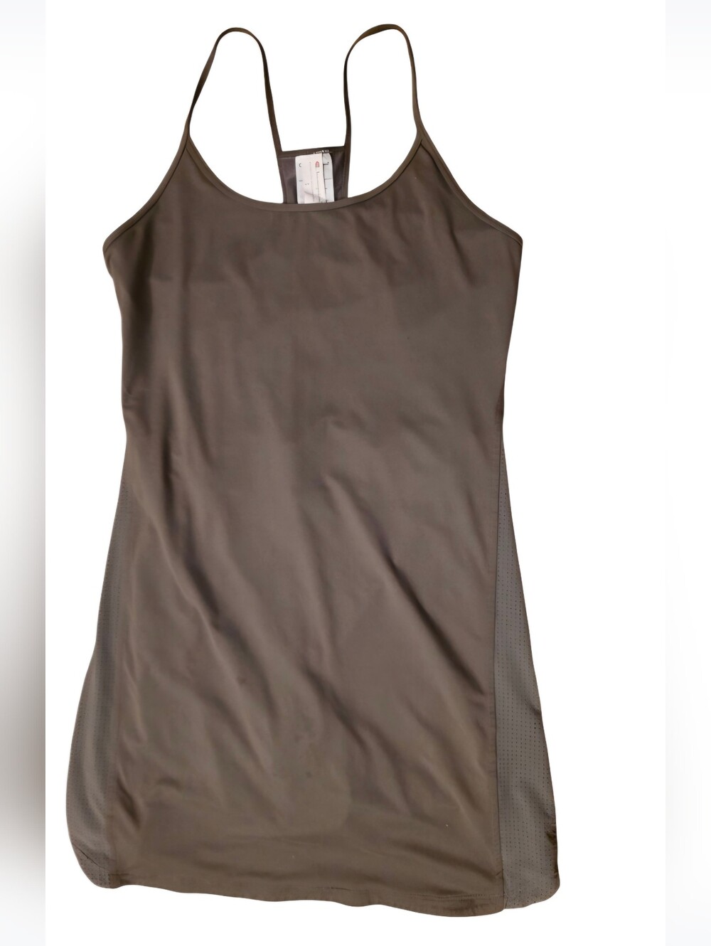 Champion Athletic Skort Dress women's small. Spaghetti straps. Olive green.
